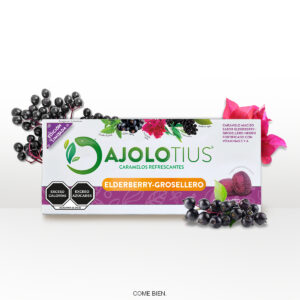 AJOLOBLISTER ELDERBERRY Y GROSELLERO c/10 CARAMELO