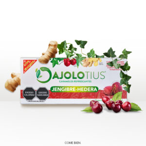AJOLOBLISTER JENGIBRE Y HEDERA c/10 CARAMELO