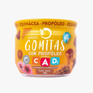 AJOLOGOMITAS PROPOLEO, EQUINACEA Y VITAMINAS A, D3 Y C FCO c/148 G GOMITA