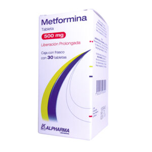 METFORMINA LP FCO 500 MG c/30 TAB