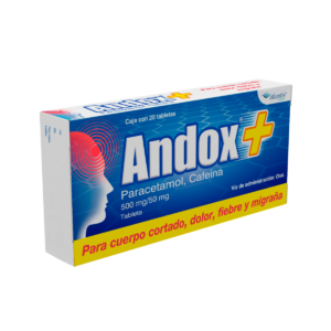 ANDOX T 500/50 MG c/20 TAB