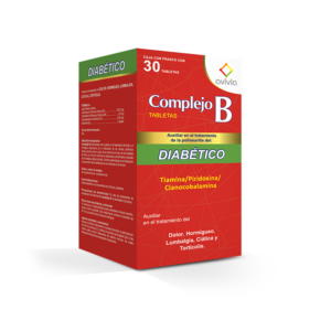 COMPLEJO B DIABETICO 100/5/.05 MG c/30 TAB