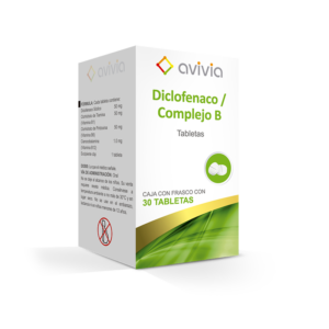 DICLOFENACO/COMPLEJO B FCO 50/50/50/1 MG c/30 TAB