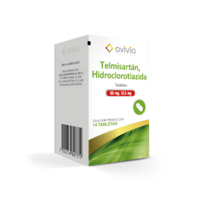 TELMISARTAN/HIDROCLOROTIAZIDA FCO 80/12.5 MG c/14 TAB