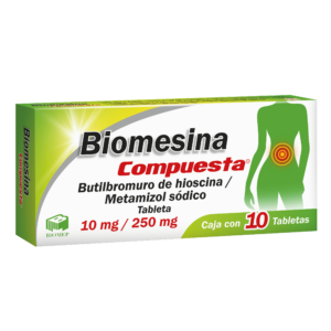 BIOMESINA CTA 10/250 MG c/10 TAB