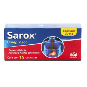 SAROX 20 MG c/14 CAP