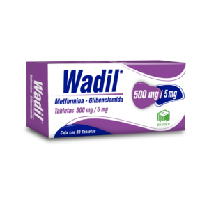WADIL 500/5 MG c/30 TAB