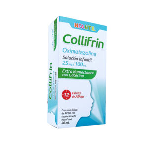 COLLIFRIN INF SOL NASAL FCO 25 MG/100 ML c/20 ML