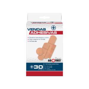 VENDAS ADHESIVAS AID + FIRST c/30 PZA