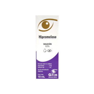 HIPROMELOSA SOL OFT FCO GTS 0.5 MG/100 ML c/10 ML