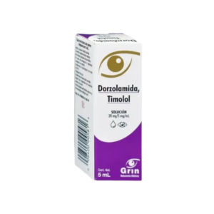 DORZOLAMIDA/TIMOLOL SOL OFT FCO GTS 20/5 MG/ML c/5 ML