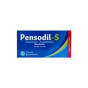 PENSODIL S 100/200 MG c/5 SUPO