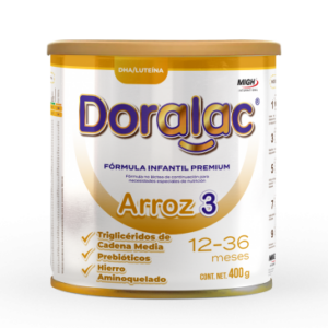 DORALAC ARROZ 3 POLVO LATA c/400 G