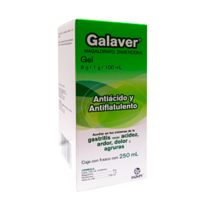 GALAVER GEL FCO 8/1 G/100 ML c/250 ML