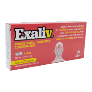 EXALIV 325/5/2 MG c/24 TAB