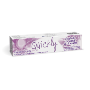 QUICKLY PRUEBA DE EMBARAZO c/1 PZA