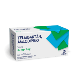 TELMISARTAN/AMLODIPINO 80/5 MG c/28 TAB
