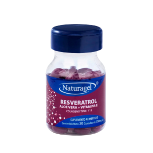 RESVERATROL, ALOE VERA, VITAMINA E,COL?GENO BOTE 700 MG c/30 CAP