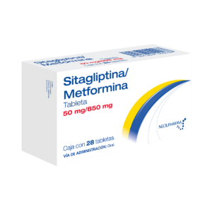 SITAGLIPTINA/METFORMINA 50/850 MG c/28 TAB