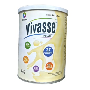 VIVASSE SABOR NATURAL POLVO LATA c/400 G