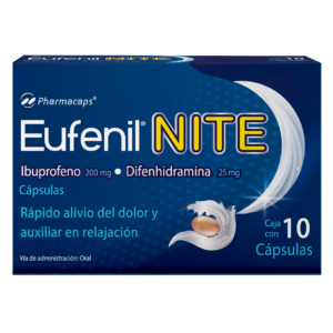 EUFENIL NITE 200/25 MG c/10 CAP