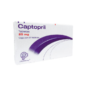 CAPTOPRIL 25 MG c/30 TAB