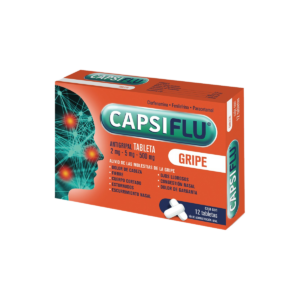 CAPSIFLU GRIPE 500/5/2 MG c/12 TAB
