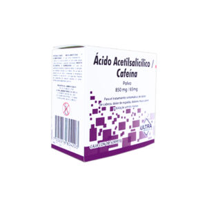 AC ACETILSALICILICO/CAFEINA POLVO 850/65 MG c/10 SOBRE