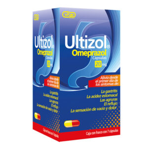 ULTIZOL FCO 20 MG c/7 CAP