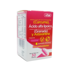 ACIDO LIPOICO AXTAXANTINA CURCUMA GRANADA c/30 CAP