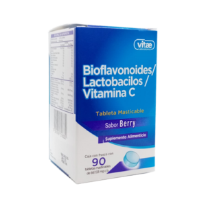 BIOFLAVONOIDES LACTOBACILOS VITAMINA C c/90 TAB