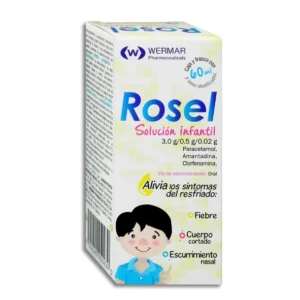 ROSEL 50/3/300 MG c/24 CAP